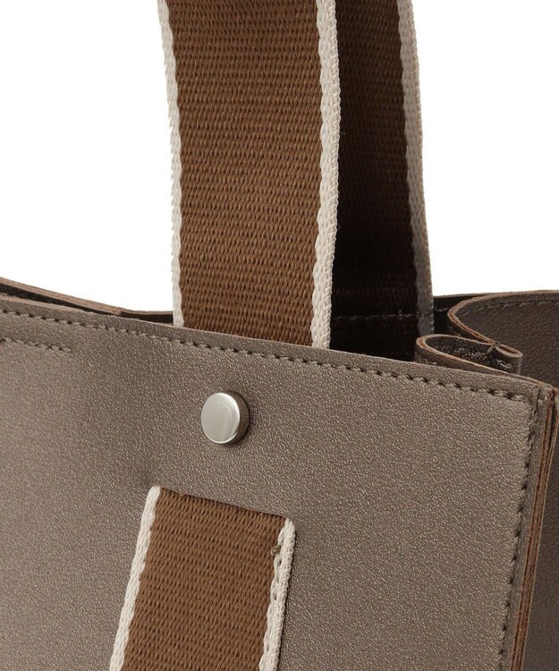 Green Parks ・Ｃｕ－ｓｈｕｔ　ワイドテープハンドルスクエアトート Bronze