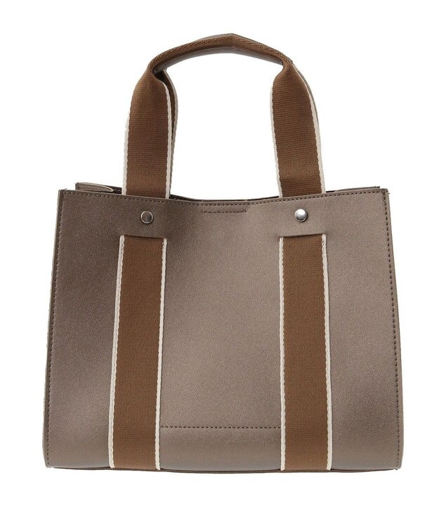 Green Parks ・Ｃｕ－ｓｈｕｔ　ワイドテープハンドルスクエアトート Bronze