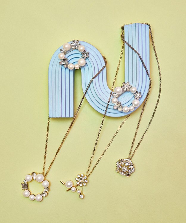 TOCCA DAISY FLOWER BROOCH NECKLACE 2WAY ブローチネックレス ゴールド系