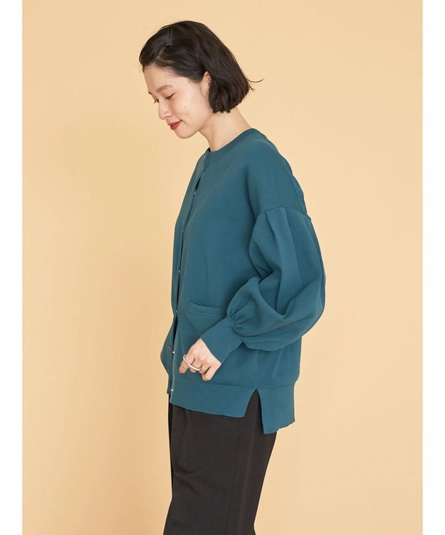 AMERICAN HOLIC エコカルットクルーネックカーディガン Green