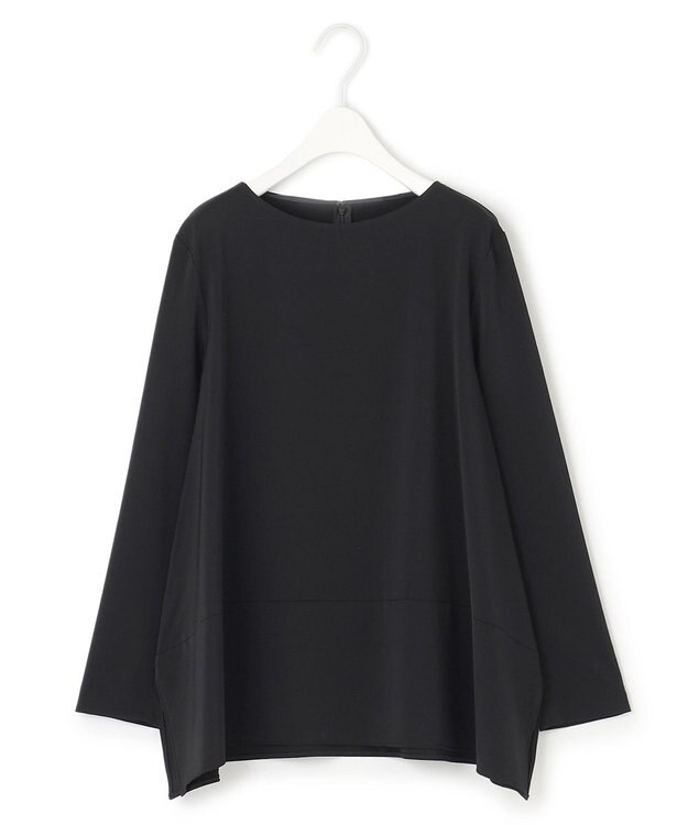 ICB L 【UVカット・防シワ・速乾・洗える】Fied Tブラウス ブラック系