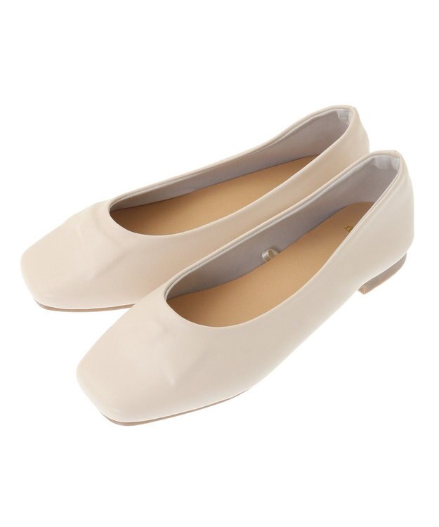 Green Parks ・ｍｉｎｉａ　リボンバレエシューズ Ivory