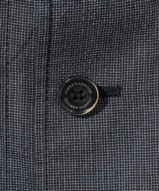 JOSEPH ABBOUD 夏ブルゾン【JAPANファブリック/清涼/軽量】ダブルワッシャーストレッチ ブルゾン ネイビー系