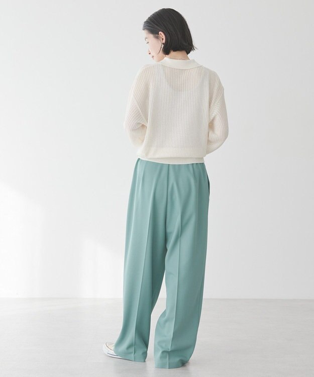 AMERICAN HOLIC タックワイドパンツ Green