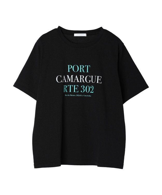 Green Parks ２色カラーロゴレギュラーＴシャツ Black