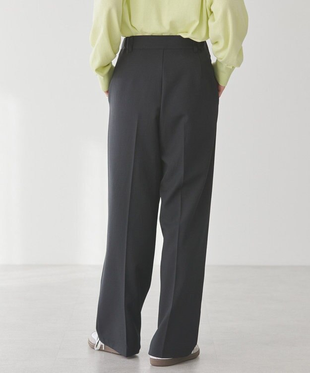 AMERICAN HOLIC タックワイドパンツ Black