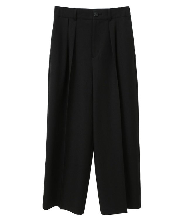 AMERICAN HOLIC タックワイドパンツ Black