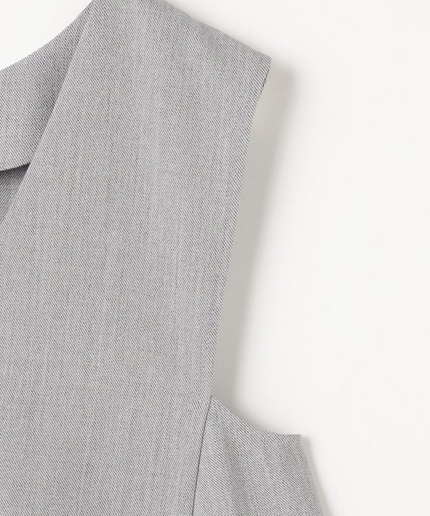 ANY 【2SET】ハンサムジレ×ワイドパンツセット シャンブレーグレー