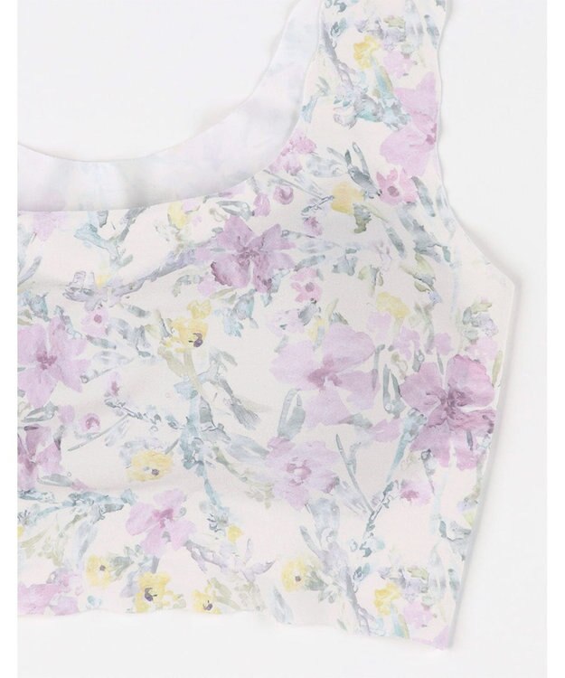 WACOAL 【GOCOCi ゴコチ】 ノンワイヤーブラ ハーフトップ まるでつけていないような着ごこち フラット仕上げ ホックなし CGG535 /ワコール ワイン