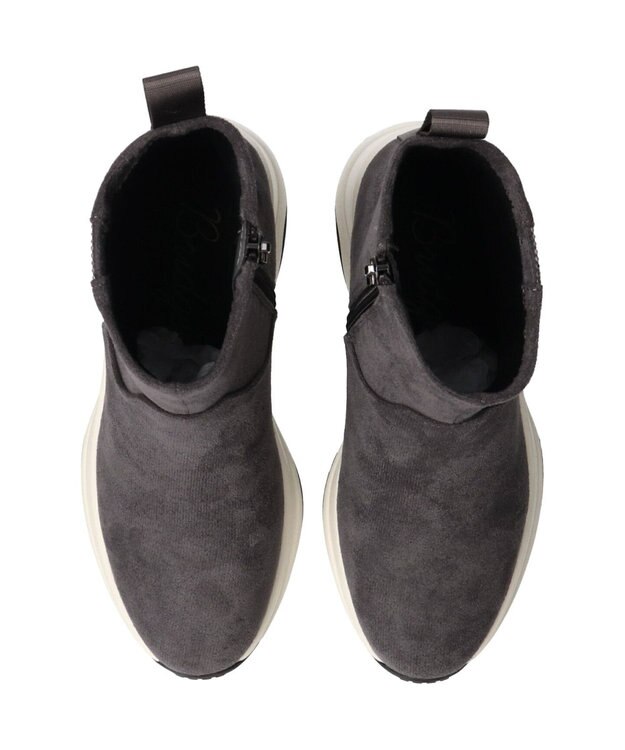 Bridget Birkin 【Bridget Birkin】ラインストーンハイカットスニーカーブーツ グレースウェード