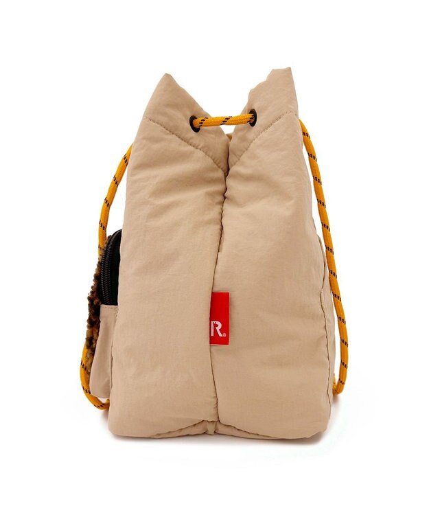 ROOTOTE 8411【スヌーピー】IP.ポシェット.ボア.ピーナッツ-9S 02：ベージュ