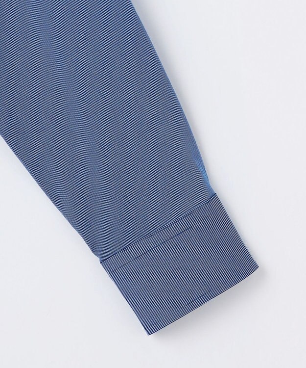 JOSEPH ABBOUD 【イージーケアなジャージー素材・ストレッチ】コンパクトジャージーシャツ ブルー系