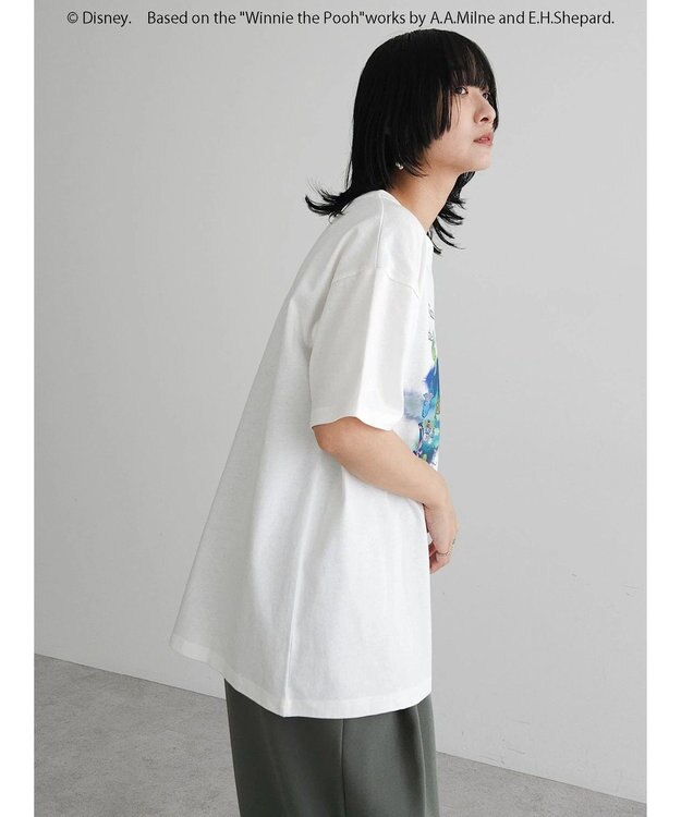 Green Parks Ｗｉｎｎｉｅ　ｔｈｅ　Ｐｏｏｈ／ラメプリント半袖ＴＥＥ Off White