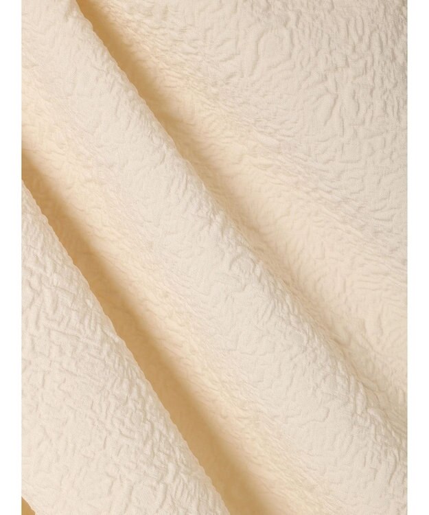 Green Parks armonia. エンボスタックコクーンワンピース Ivory