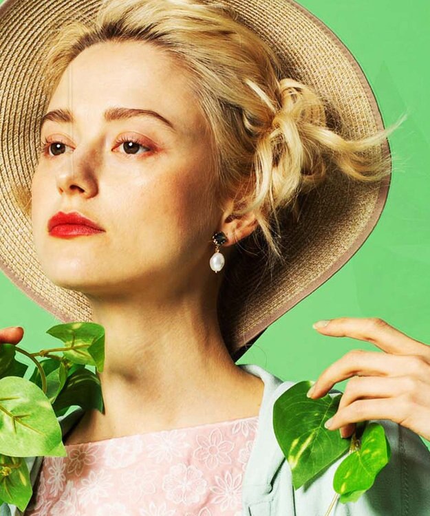 TOCCA SWING PEARL CLOVER EARRINGS イヤリング ゴールド系