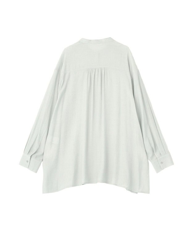 AMERICAN HOLIC 楊柳バンドカラーシャツ Mint