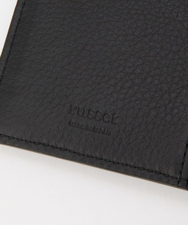 russet 【2025AW新作】エンボスモノグラムハーフウォレット(SO-437) Black