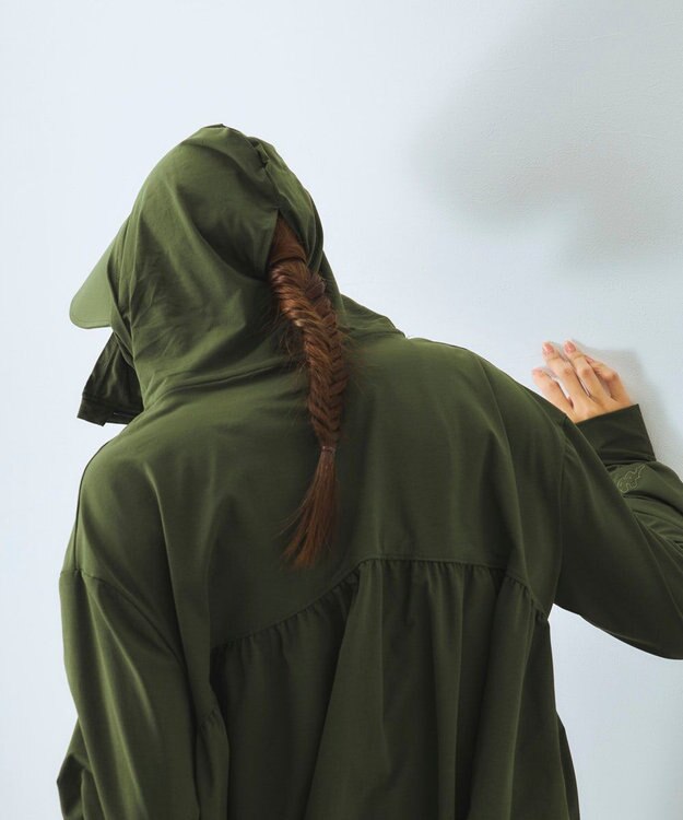 OP／FILA 【Kappa】フェイスガード付ラッシュガード カーキ