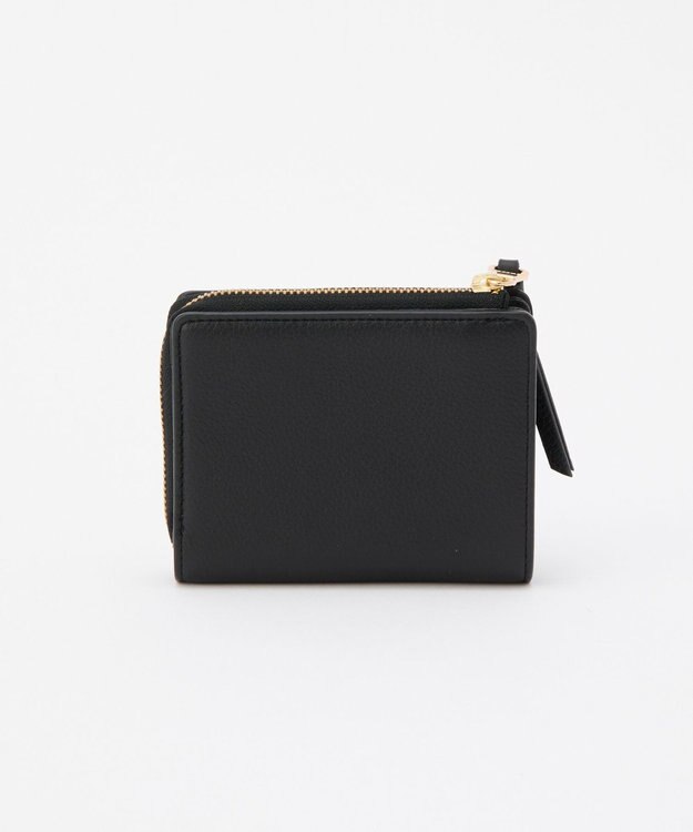 russet 【2025AW新作】エンボスモノグラムハーフウォレット(SO-437) Black