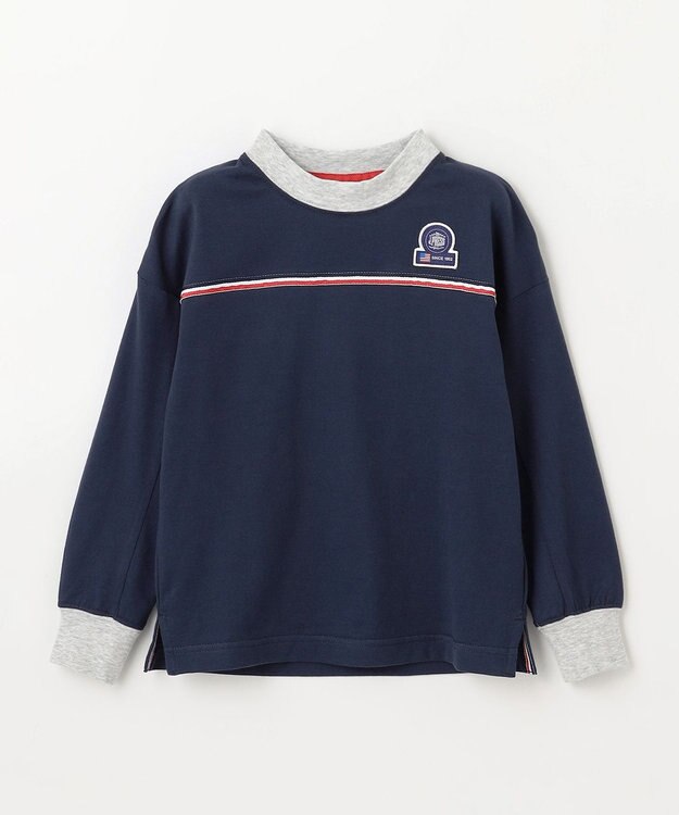 J.PRESS KIDS 【100-130cm】トリコロールライン カットソー ネイビー系