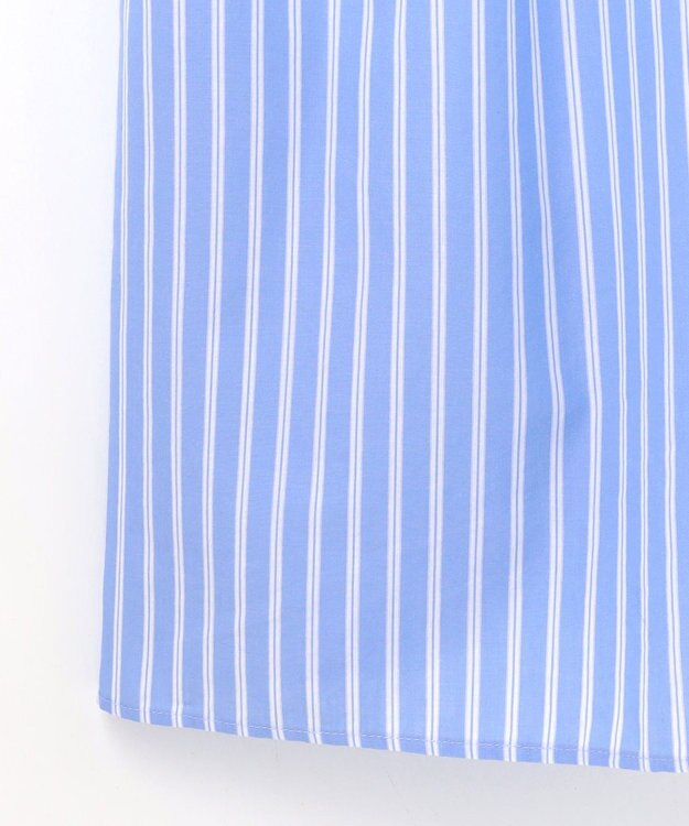 GRACE CONTINENTAL 刺繍シャツワンピース ブルー