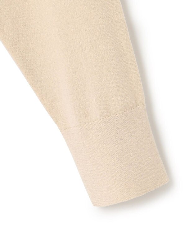 23区 【洗える】テンセルストレッチ Vネック ショート カーディガン ベージュ系