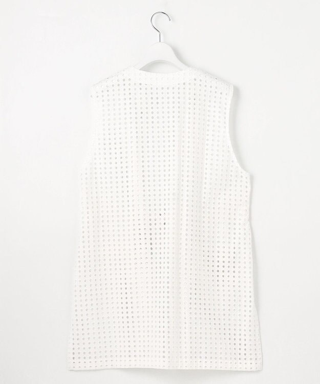 23区 【Indian Factory】アイレットレース ジレ ホワイト系