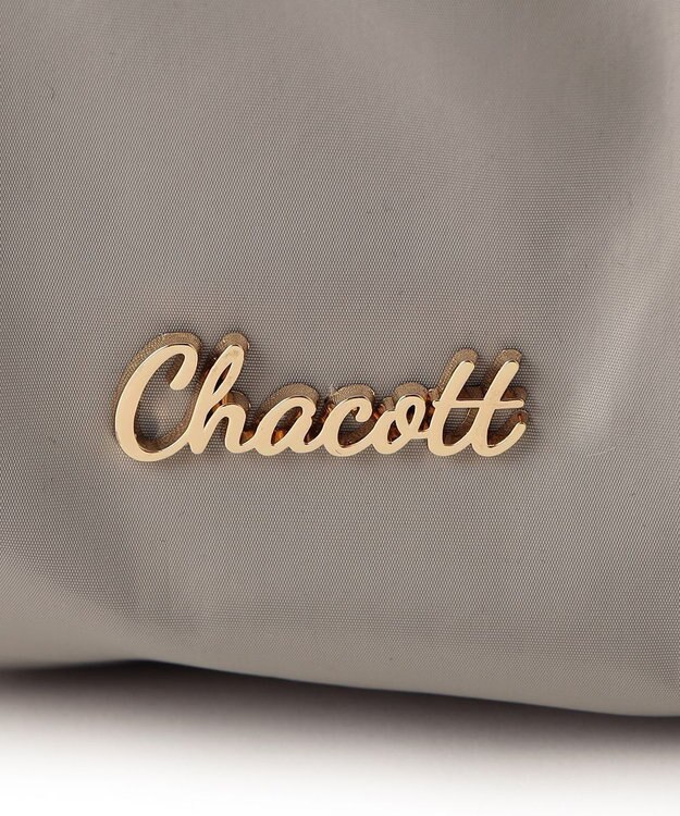 Chacott リボン2wayトートバッグ グレージュ