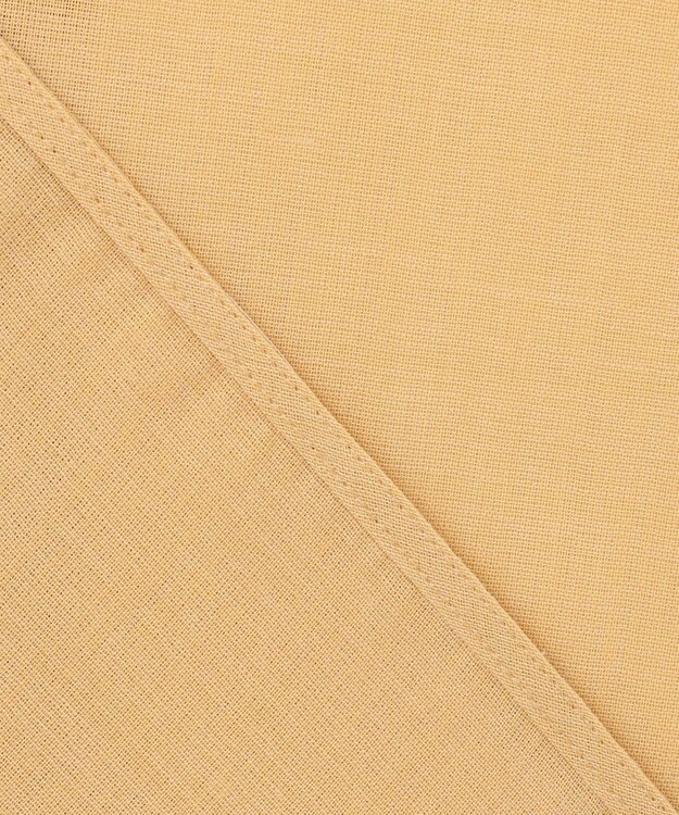 BEIGE， 【洗える】MOYE / シアーウールビックボウタイブラウス Mustard