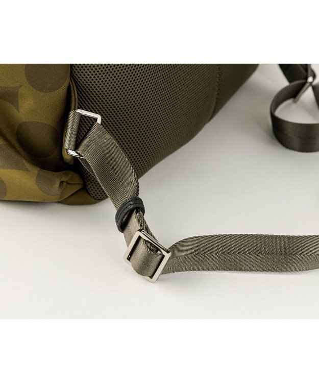 MIYABIYA La quoh with kirakaracho 南蛮七宝ベーシックプリント NEWリュック 鶯(カーキ)