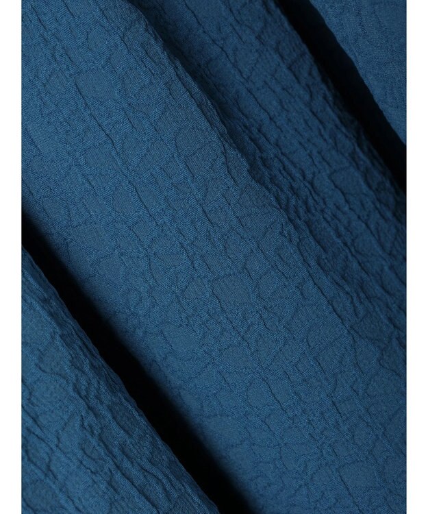 Green Parks armonia. ジャガードシャツワンピース Blue