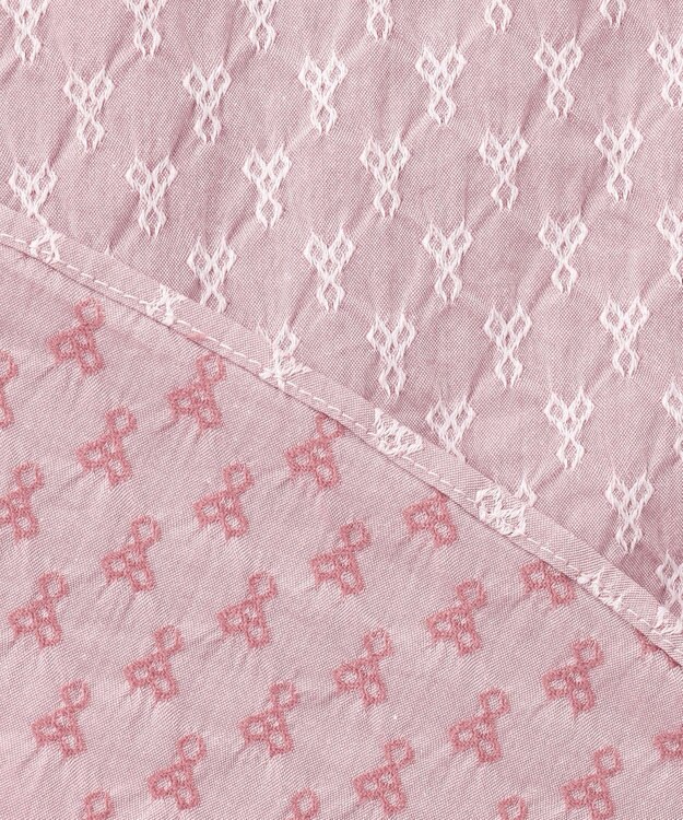 JOSEPH HOMME シガーカッタージャガード　ウイングカラー半袖シャツ ピンク系