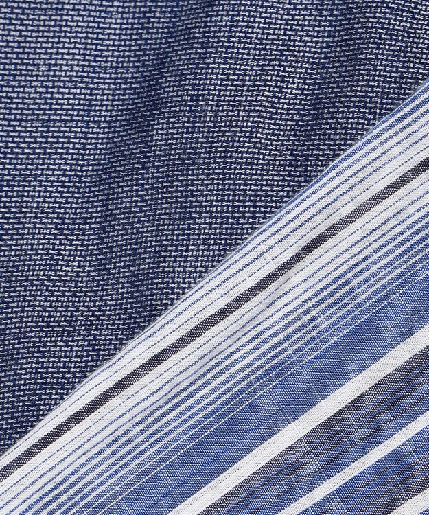 JOSEPH ABBOUD 【2WAY】リバーシブル シャツ サックスブルー系