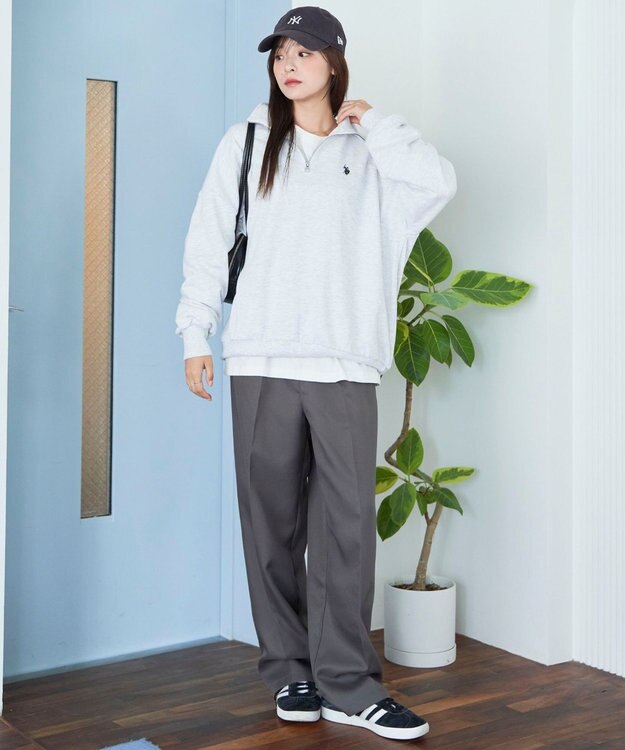 WEGO 【ユニセックス着用ITEM】別注　U.S POLO ASSN.　ハーフZIPPO グレーその他