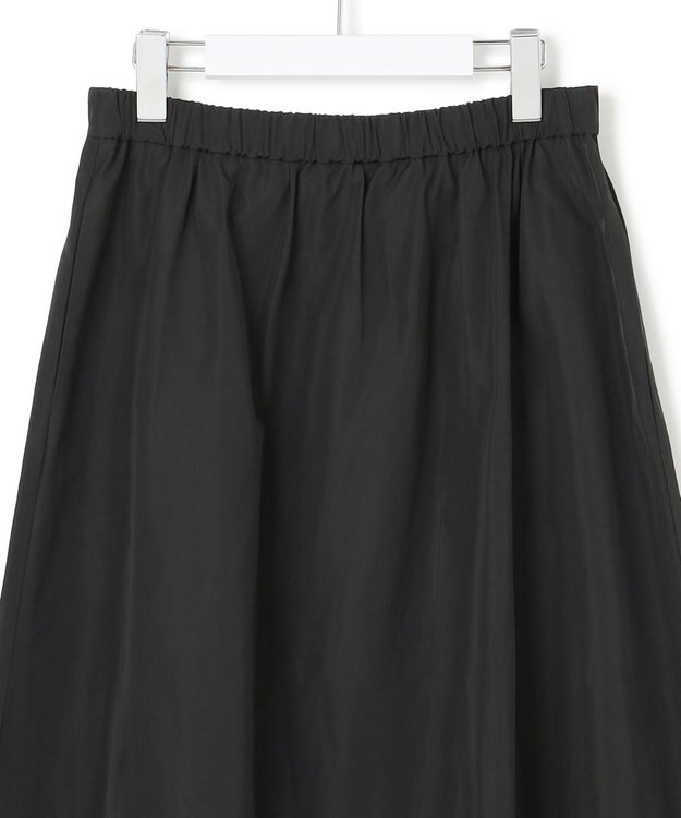 ICB L エステルメモリータフタ バルーンスカート ブラック系