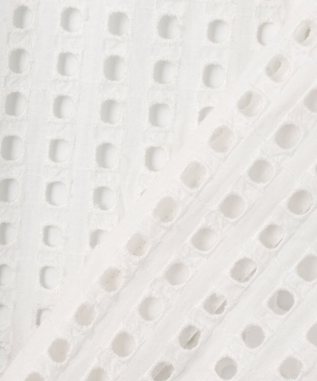 23区 【Indian Factory】アイレットレース ジレ ホワイト系