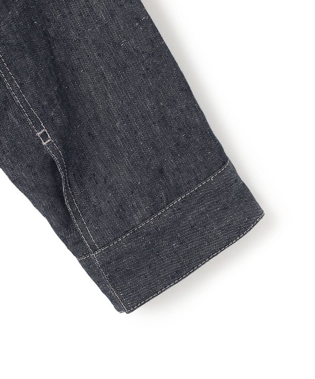 BEIGE， 【洗える】CUPHEA / アウトポケットジャケット Indigo