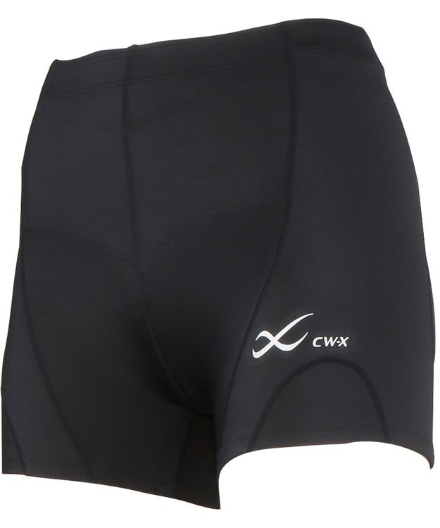 CW-X  【WOMEN】マラソンタイツ　股関節サポート　ショート丈　/ワコール　HZY489 ブラック