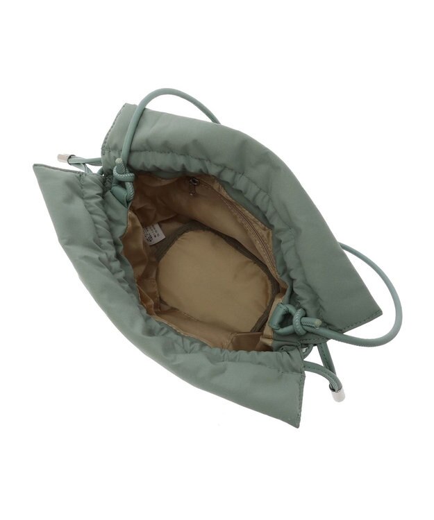 Green Parks ・ＫＯＳＳＯＲＥＣＯ　パール巾着ショルダー Light Khaki