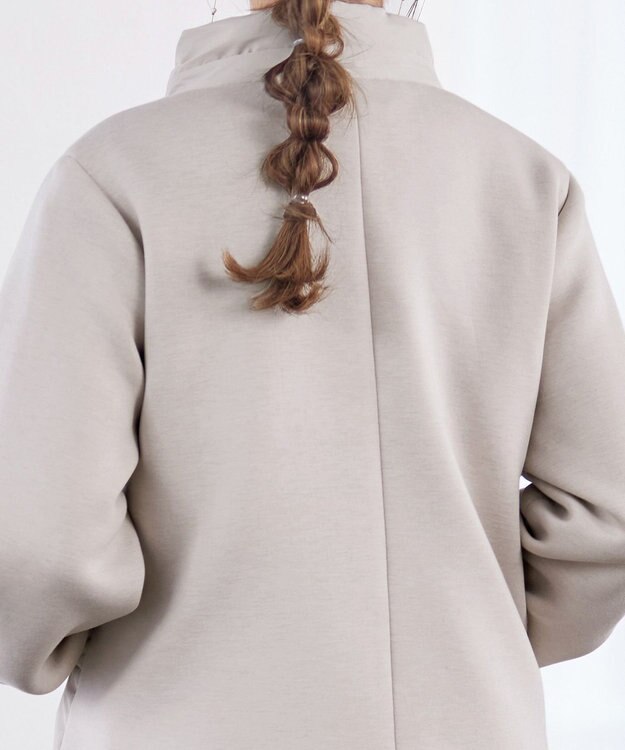 Tiaclasse ファイバーダウン×ダンボール異素材ショートコート グレー