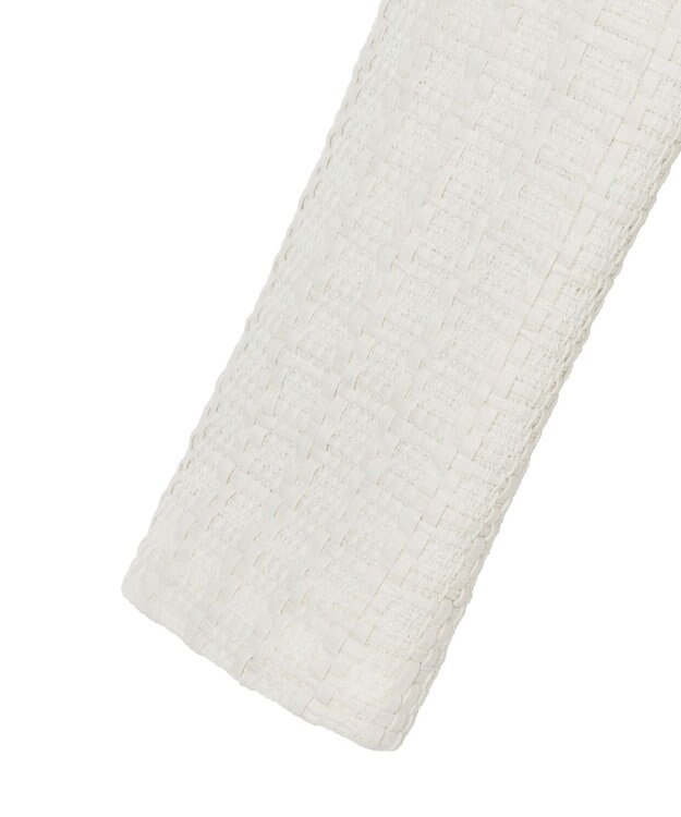 JOSEPH 【WEB&OUTLET限定】ツイスティングツウィード　ノーカラージャケット Ivory