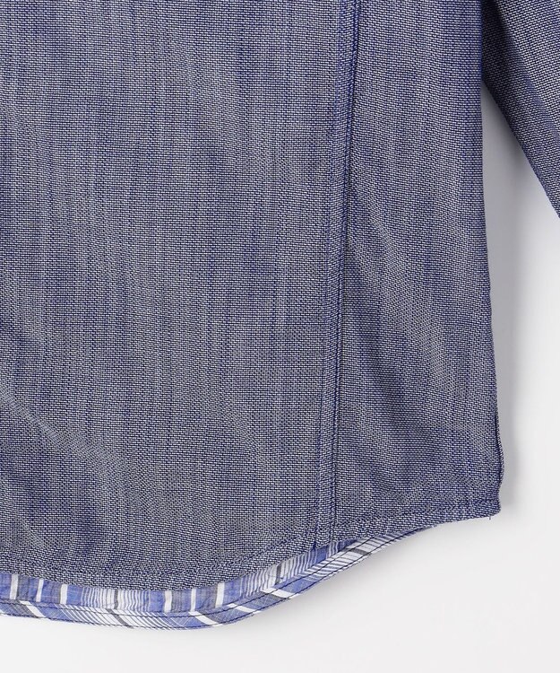 JOSEPH ABBOUD 【2WAY】リバーシブル シャツ サックスブルー系