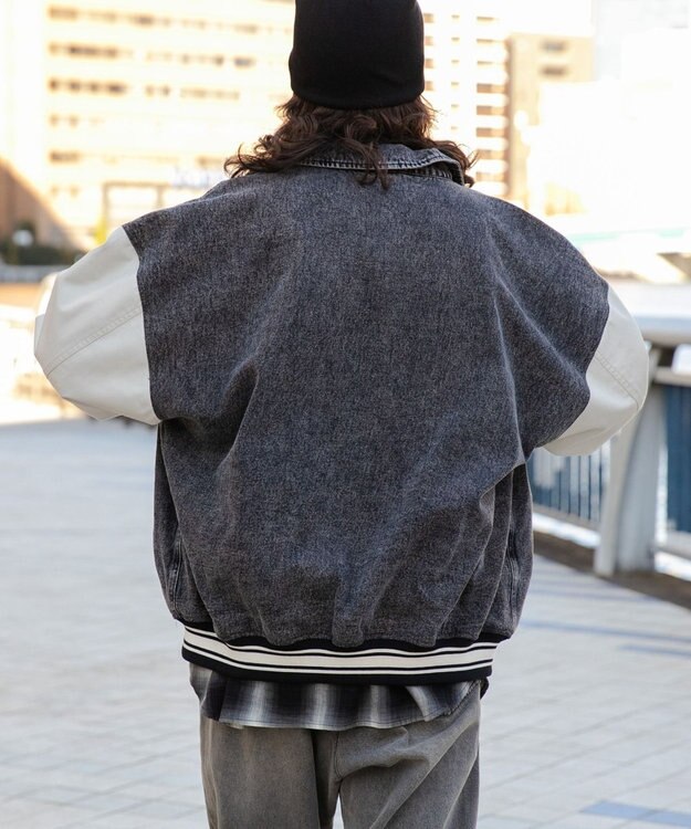 WEGO デニムスタジャン ブラックその他