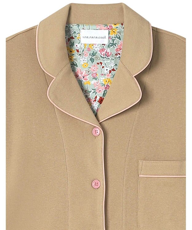 une nana cool 【綿100％】フライスパジャマ　ＭＡＤＥ　ＷＩＴＨ　ＬＩＢＥＲＴＹ　ＦＡＢＲＩＣ OV