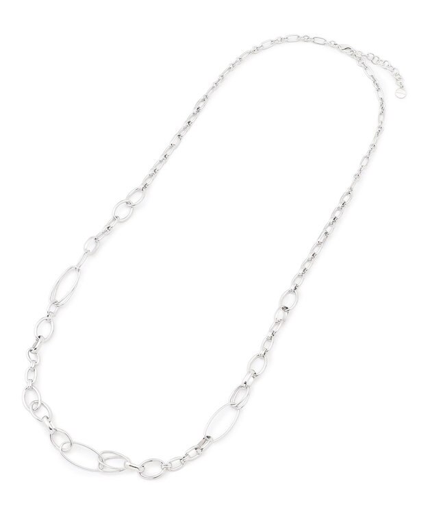 23区 ミックスリング チェーン ネックレス シルバー系