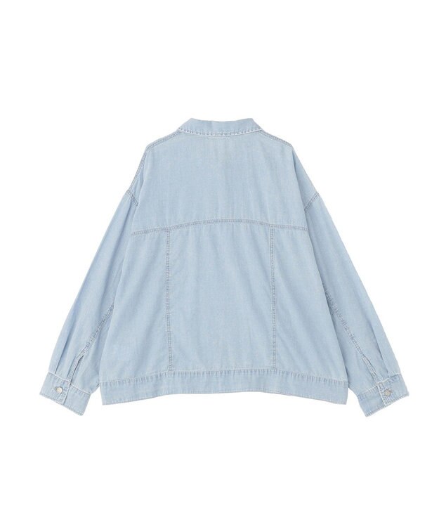 Green Parks シアーデニムシャツＧジャン Black