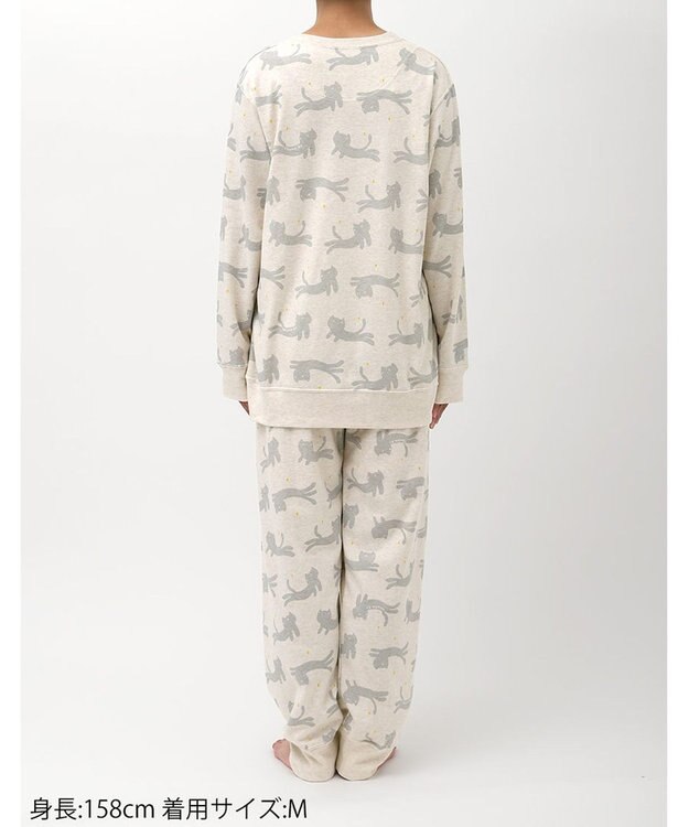 tsumori chisato SLEEP ツモリチサト パジャマ 長袖 長ズボン 綿100%(本体) レディース UDX586 /ワコール アイボリー