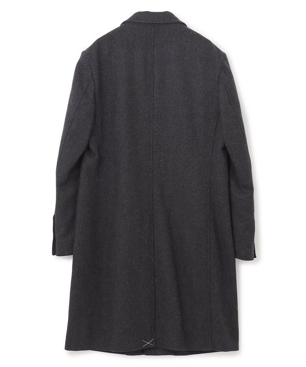 クレージュオム　チェスターコート　ラナウール　カシミヤ　サイズ50 クレージュオム チェスターコート ラナウール カシミヤ サイズ50