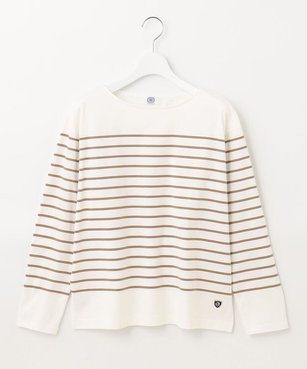 J.PRESS LADIES バスクボーダー カットソー キャメル系1