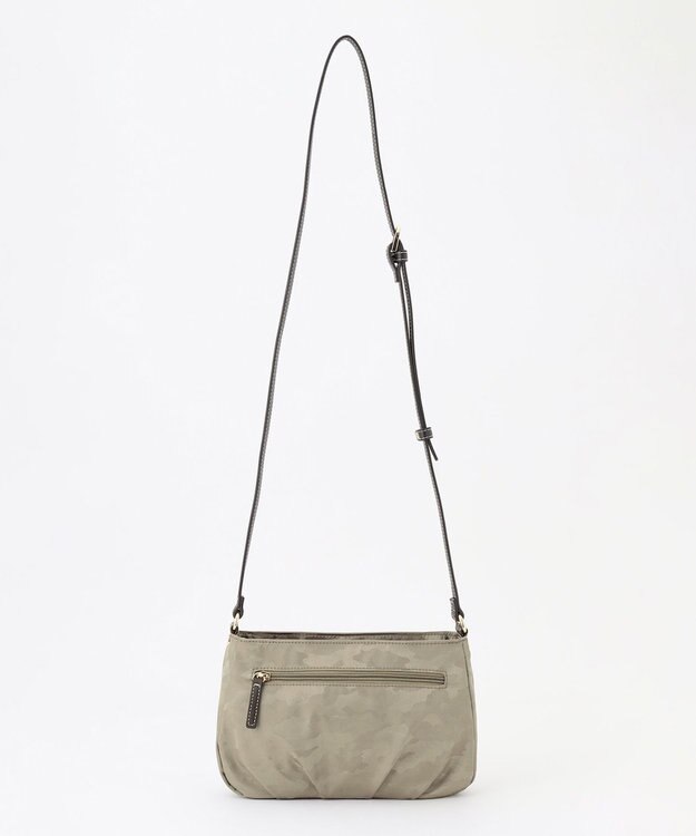 LA BAGAGERIE シャドージャカード ショルダーバッグ グレージュ